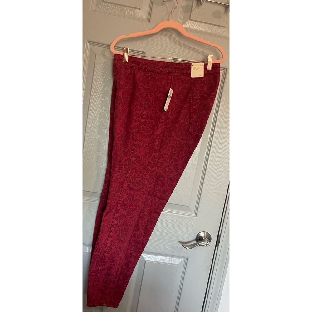 - Anthropologie Pilcro Flocked High-Rise Leggings/Pants NWT SZ 18W - Picture 8 of 16